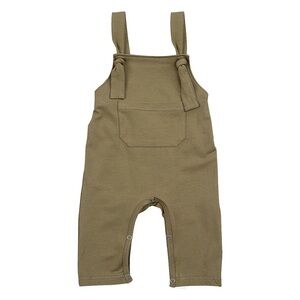 Olive Green Kids Overalls